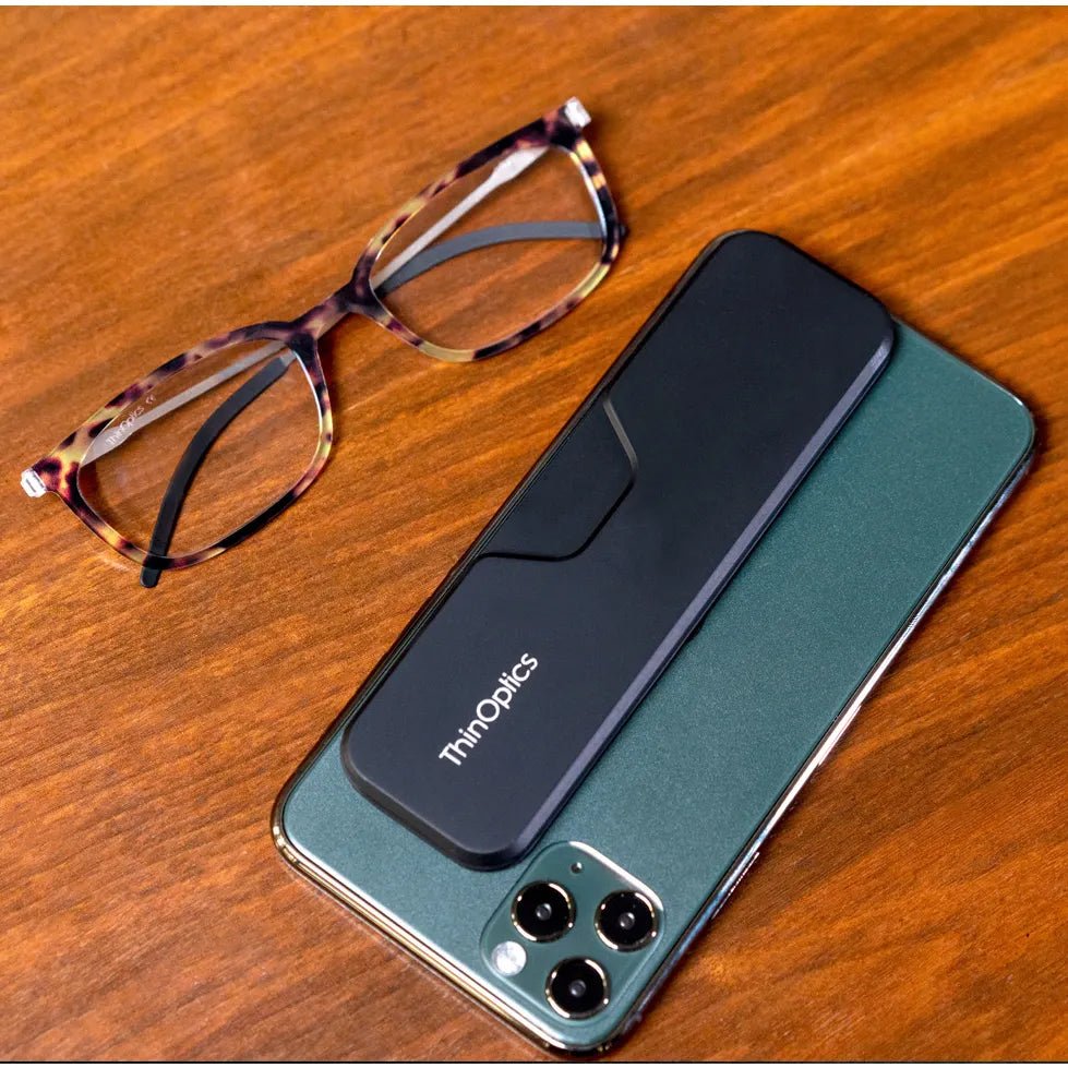 Connect Full-Frame Reading Glasses + Connect Case | Black | +3.00 | Attaches to Any Phone | Magnetic | Always With You | Unisex Adult Connect Full-Frame Reading Glasses + Connect Case | Black | +3.00 | Attaches to Any Phone | Magnetic | Always With You | Unisex Adult