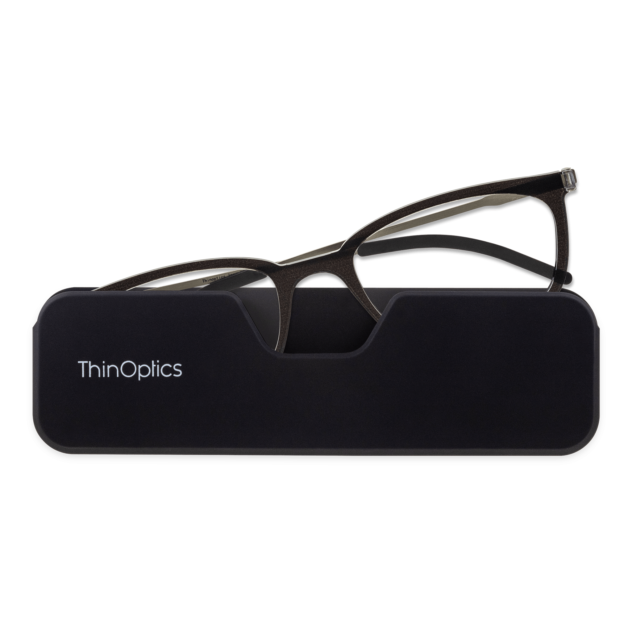 ThinOptics | 2-Pack Readers + Black Keychain Case | Readers & Reading  Glasses