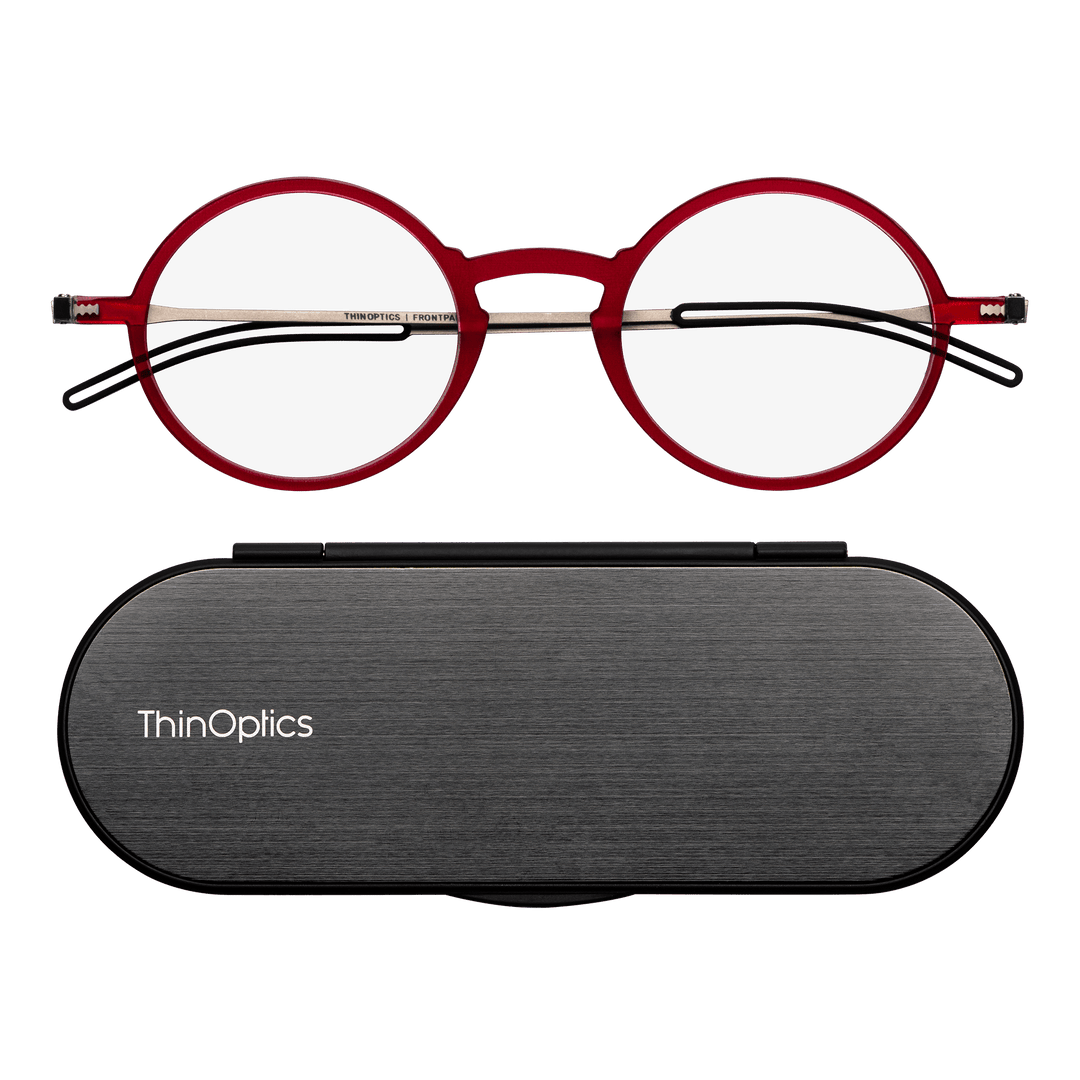 Manhattan Full Frame Reading Glasses Milano Case lightweight compact readers designed for everyday carry and easy access