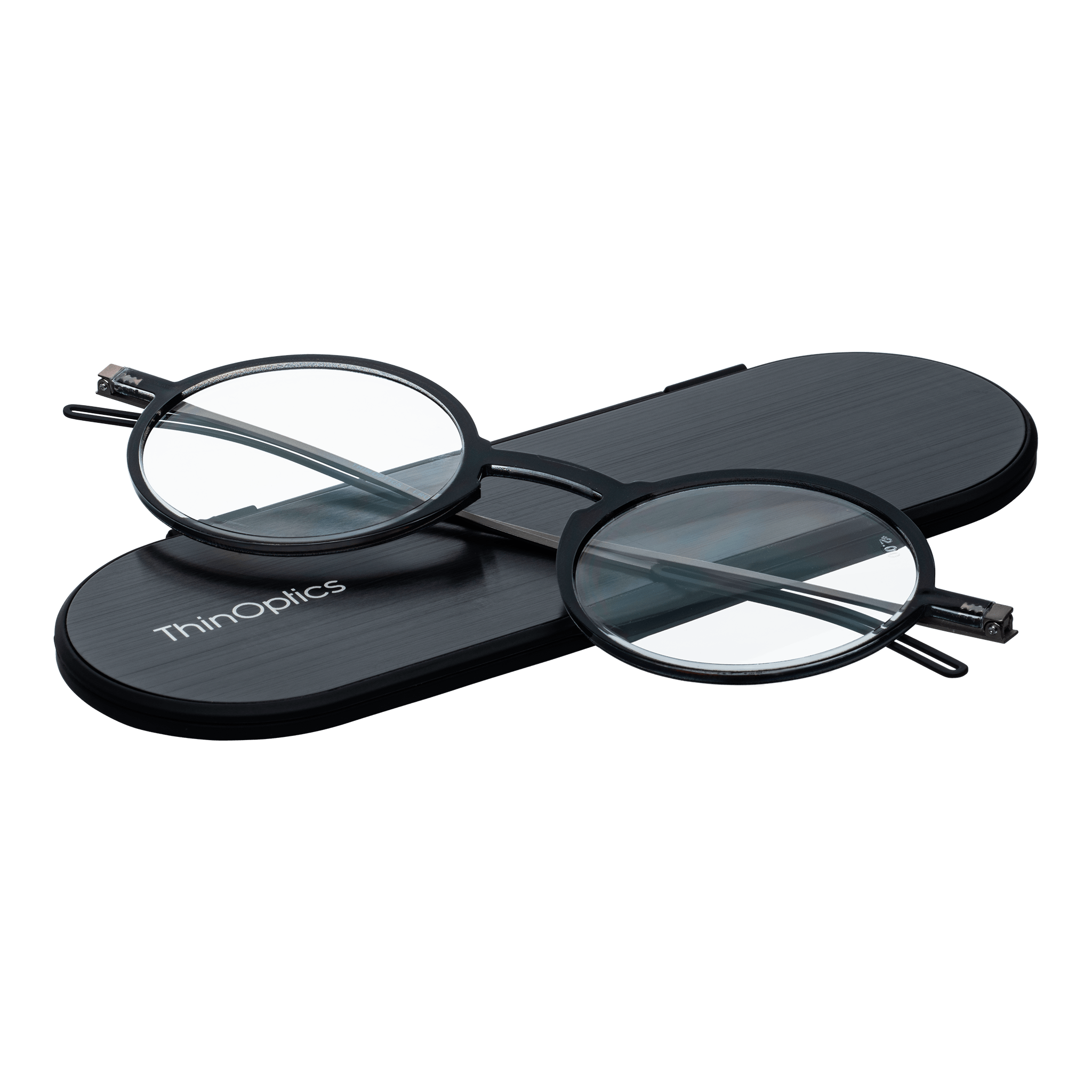 ThinOptics Manhattan Reading Glasses + Milano Case Readers
