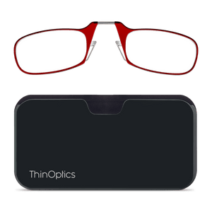 Sleek design meets universal comfort. Our Readers adapt to you, offering a barely-there feel with robust durability. Paired with with a black case: minimalist design, thin frames, and compact for portability.