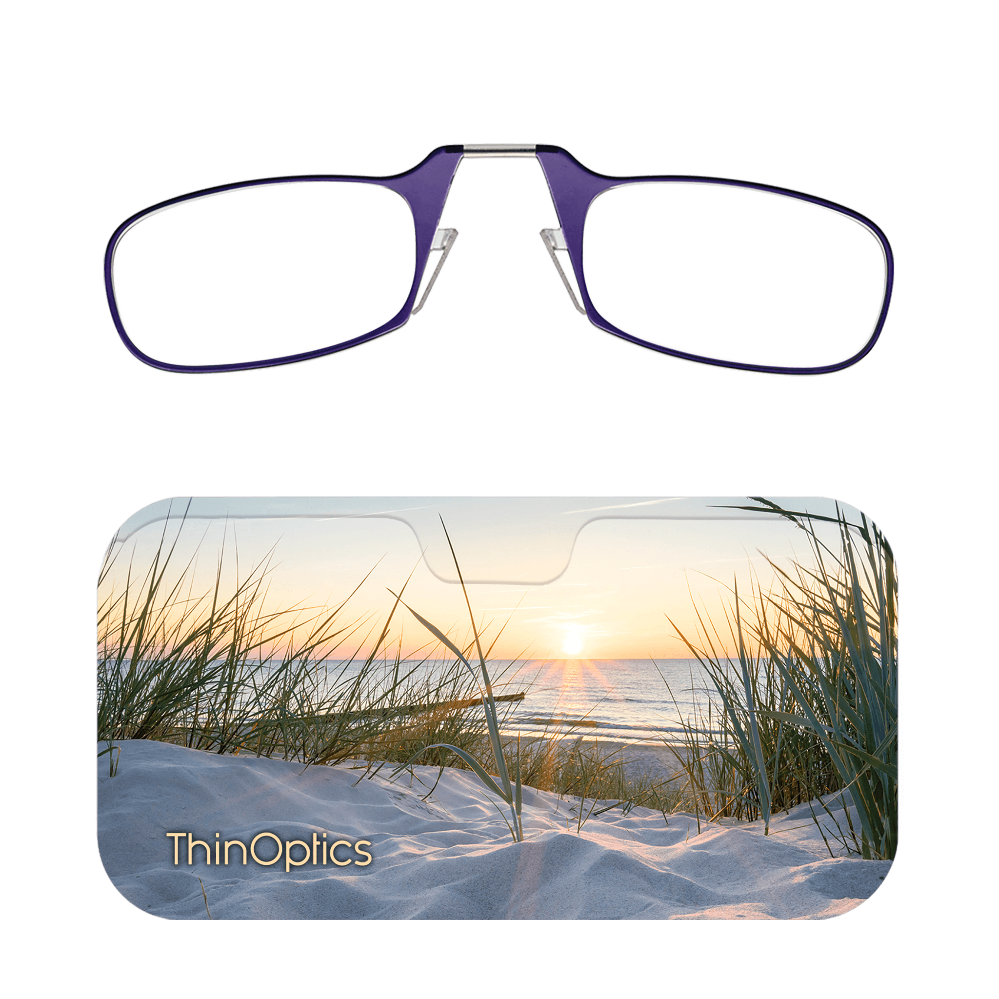 ThinOptics | Readers + Silver Keychain Case | Readers & Reading Glasses
